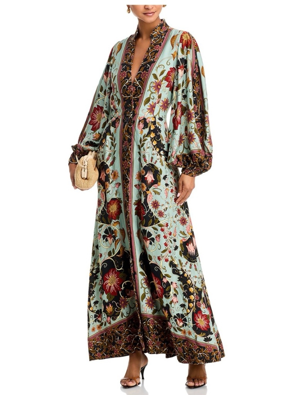 FARM Rio Flowing Beauty Maxi Dress, Size XS, NWT 🇧🇷 - Picture 2 of 16